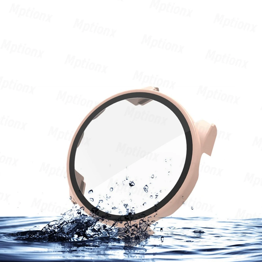 Glass+Case For Garmin Forerunner 170 165 All-Around Screen Protector Hard PC Bumper Cover for Garmin Forerunner 70 170 165 Music image 3