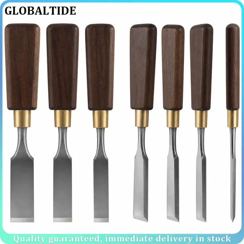 12PCS Wood Carving Knife Chisel Set Woodworking Cutter Hand Tool Carpentry Flat Chisel Professional Sculptural Wood Chisel
