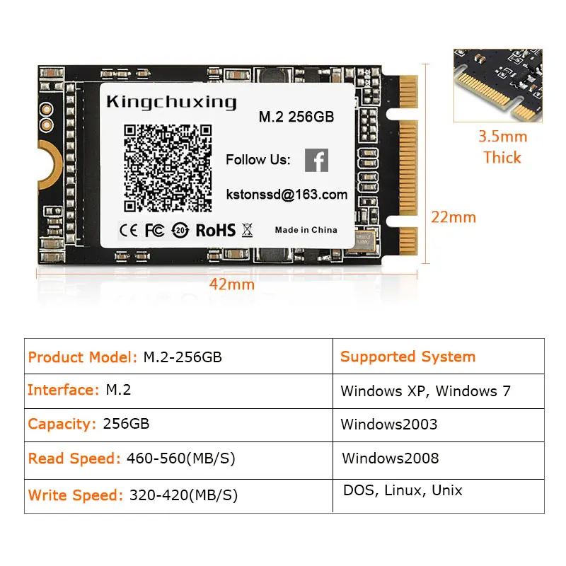 프로모션 Kingchuxing SSD M2 Sata M.2 NGFF 솔리드 스테이트 드라이브 1TB 512GB 256GB 2242 2260 2280 노트북 노트북 SSD 용 하드 드라이브 디스크