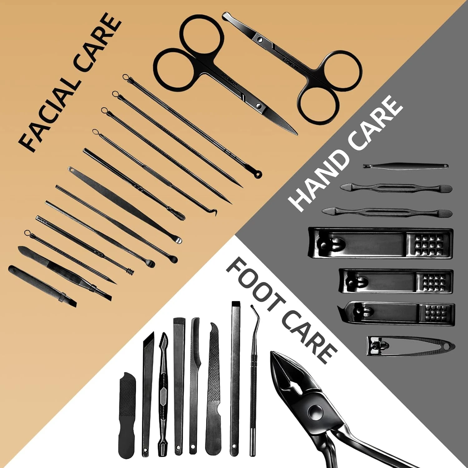 Ensemble d'outils de manucure de qualité supérieure pour un polissage parfait, N64., fabriqué avec précision pour une utilisation à domicile et en salon, ensemble de manucure de qualité salon, P