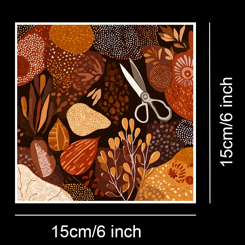 Kertas Scrapbooking 6x6 inci (36 Lembar): Cetakan Marmer Abstrak untuk Scrapbooking, Origami & Dekorasi DIY – Perlengkapan Kerajinan Artistik