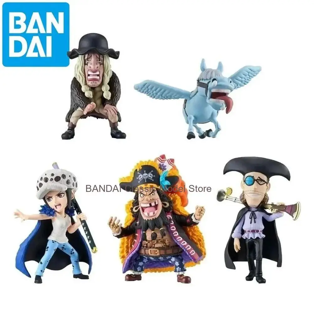 

Оригинальные фигурки Bandai One Piece WCF: Лоу против Пиратов Чёрной Бороды, аниме-фигурки, модели, украшения, подарки для детей, 5 шт.