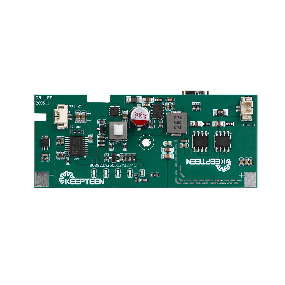 5W Mini MPPT Solar Panel UPS PCB Boards with LiFePO4 Battery Charger Module Output 5V/6V/9V/12V