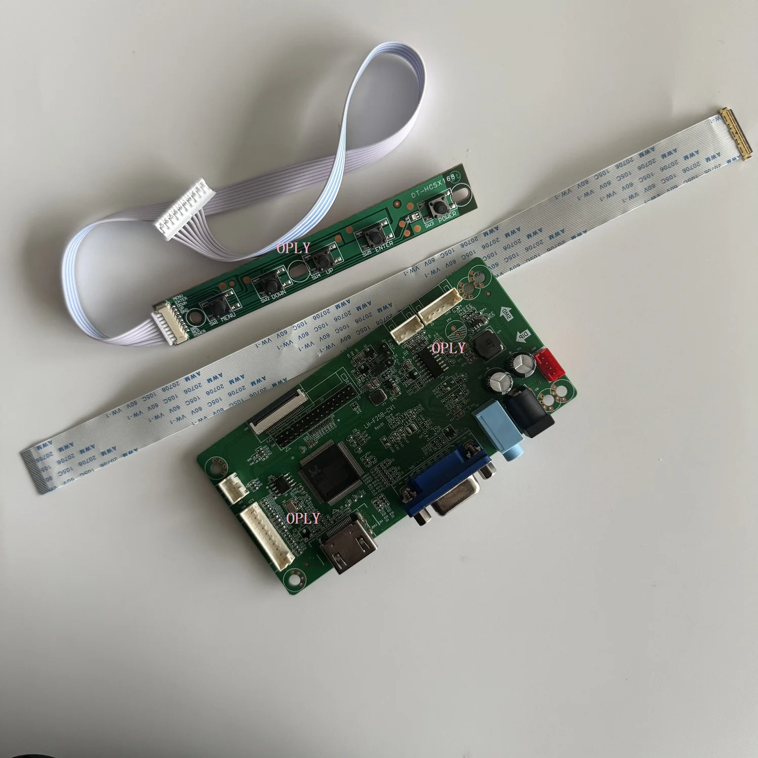 EDP-Controller-Board-Kit, geeignet für B140HAN04.D B140HAN04.0 B140HAN04.2 14 Zoll 1920 x 1080 LCD-Panel-Display, DIY, VGA, HDMI-kompatibel