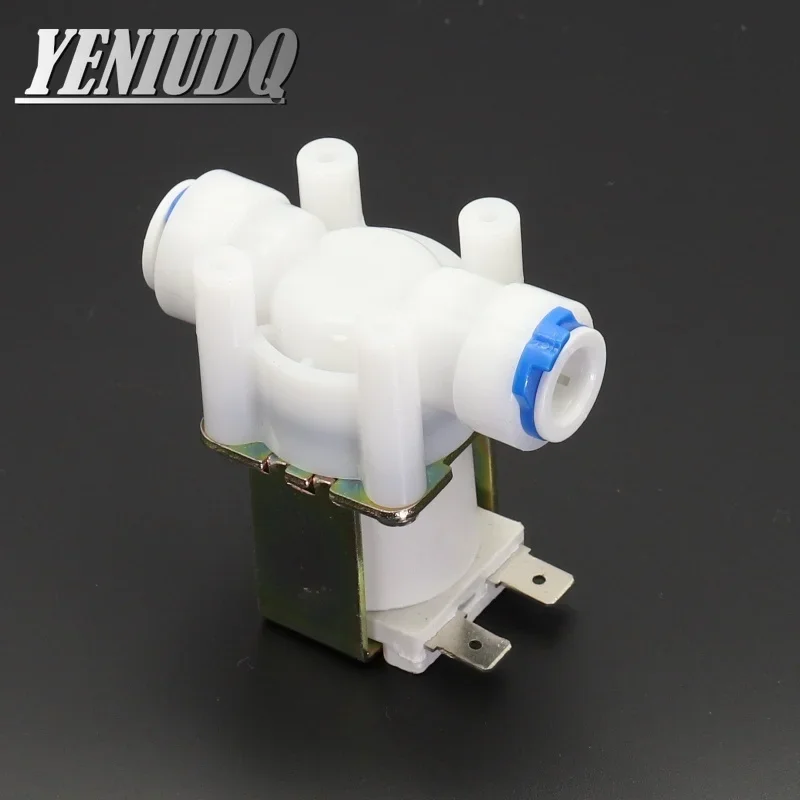 Kunststof magneetventielen Drinkfonteinen 12V 220V RO-machines, pijpleidingmachines, in-line kleppen 3/8\