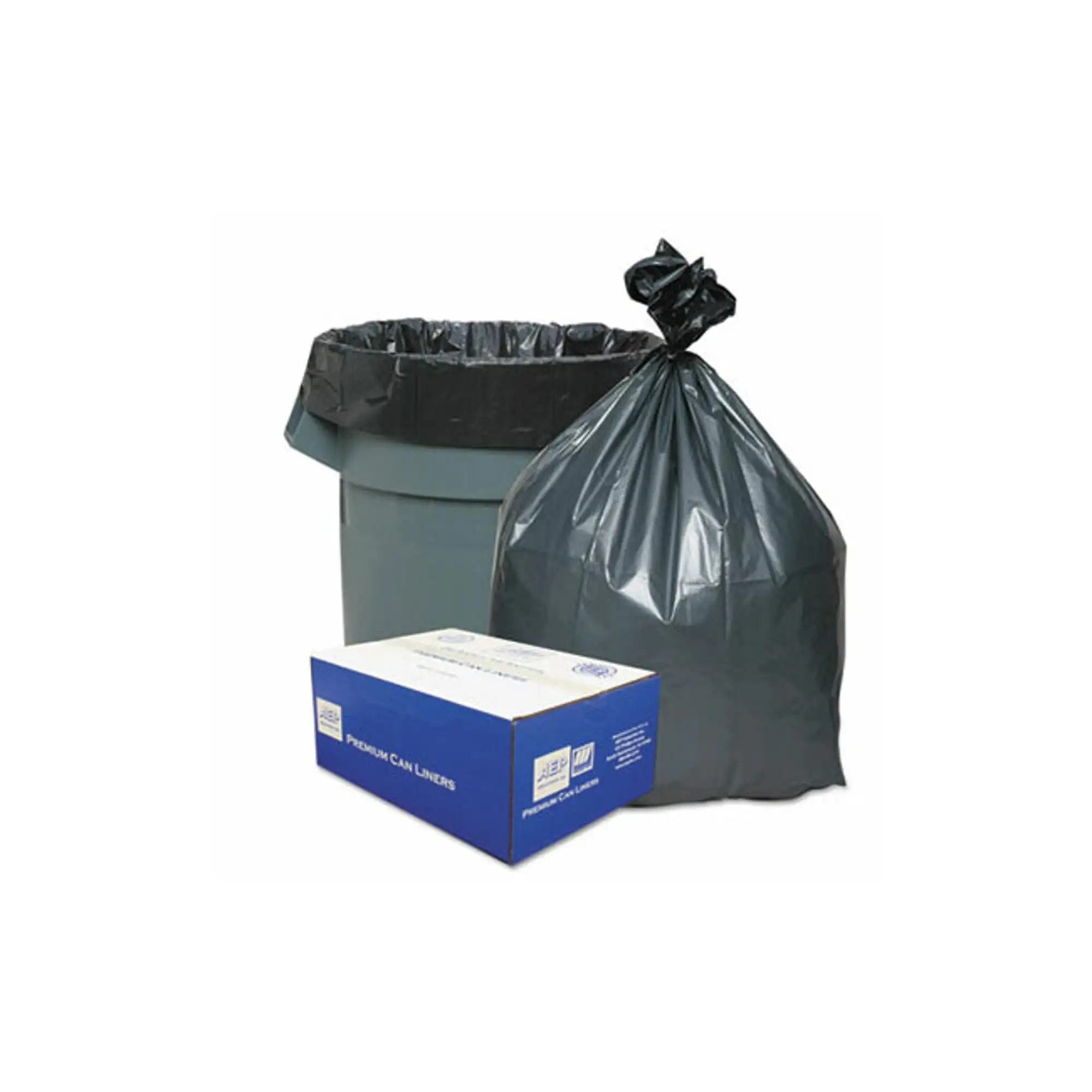 

Platinum Plus Black Can Liner, 60 Gallon, 50 Count