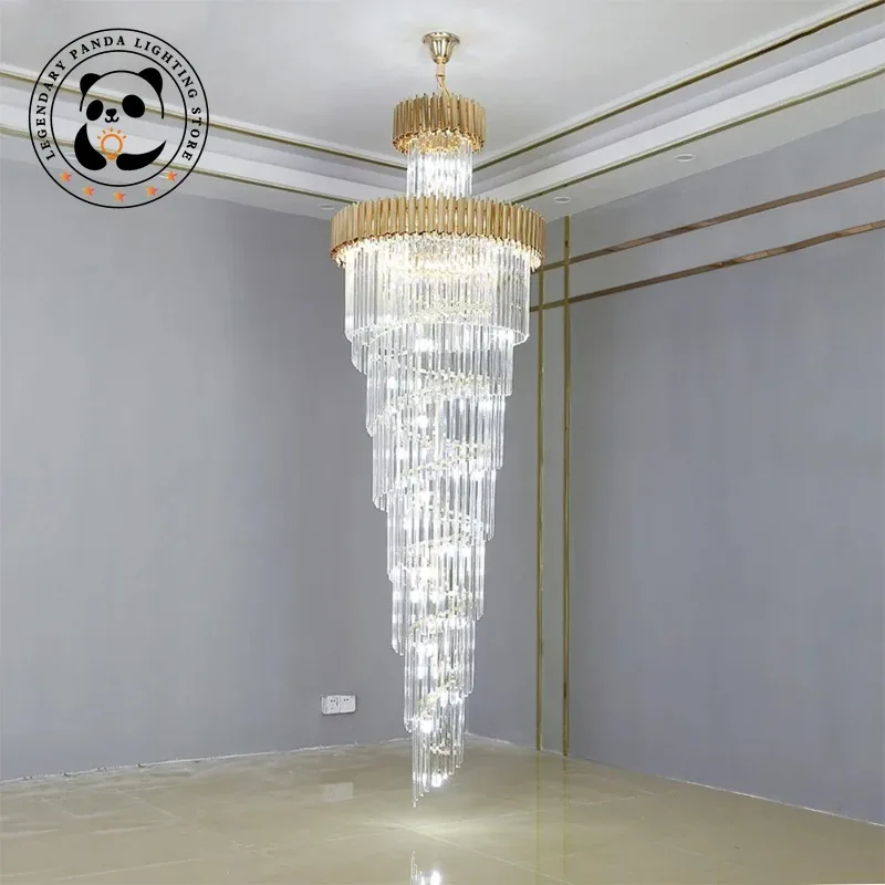 

Nordic Minimalist Pendant Lights Luxurious Atmospheric Crystal Ceiling Chandelier Villa Hotel Hanglamp Woonkamer Lamp Luminarias