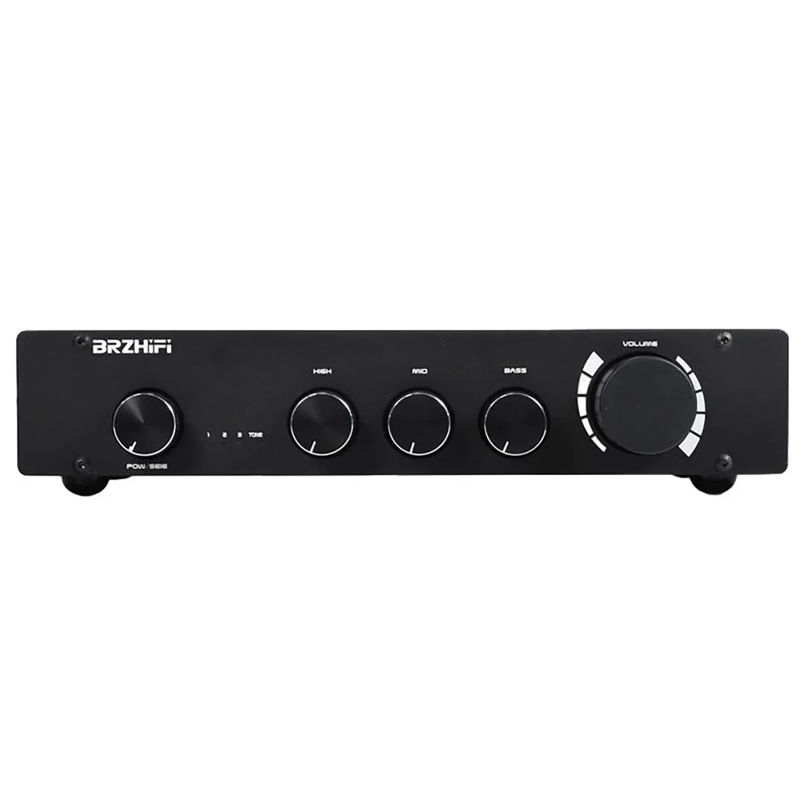 AMXEKR Pure Class A 2.0/2.1 Channel Tone Pre-High School Bass Tuning Bluetooth 5.0 Decoder Home Pre-amplifier