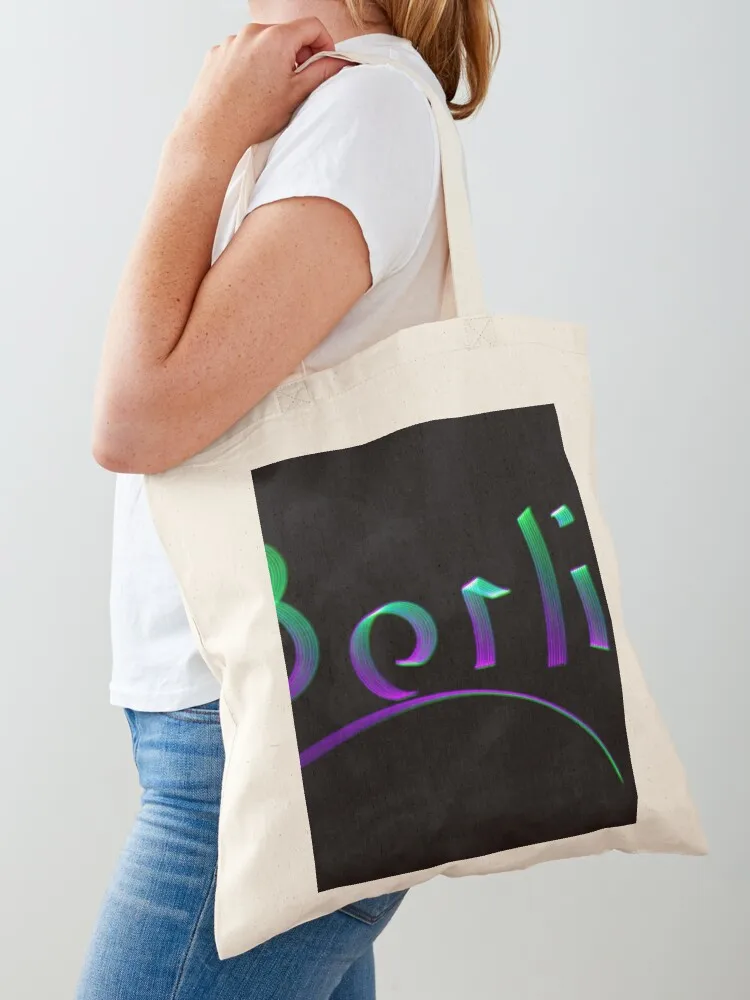 

Berlin Tote Bag hand bag university shopper bag canvas tote handbag