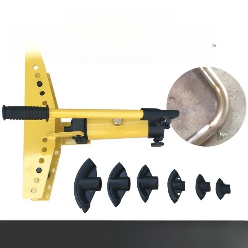 Manual hydraulic press 1 ，2 ， 3 ，4 inch copper steel tool integral pipe bender