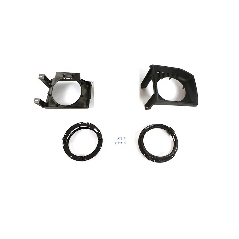 Auto Other Exterior Accessories Car Head Lamp Headlights Brackets Set Plastic Iron Rings Fit For PAJERO V33 V43 1991-1999