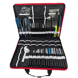 80pcs/Set Carving Tools Vegetable Fruit Carve Food Chef Kitchen Engraving Peeling Kit Pack