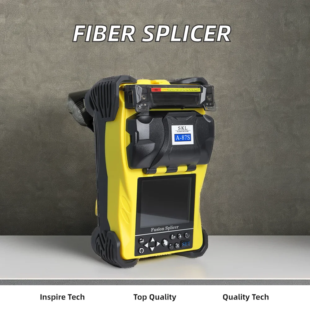 Saldatrice per giuntatrice a fusione per fibra ottica A-87S di alta qualità per router aziendali