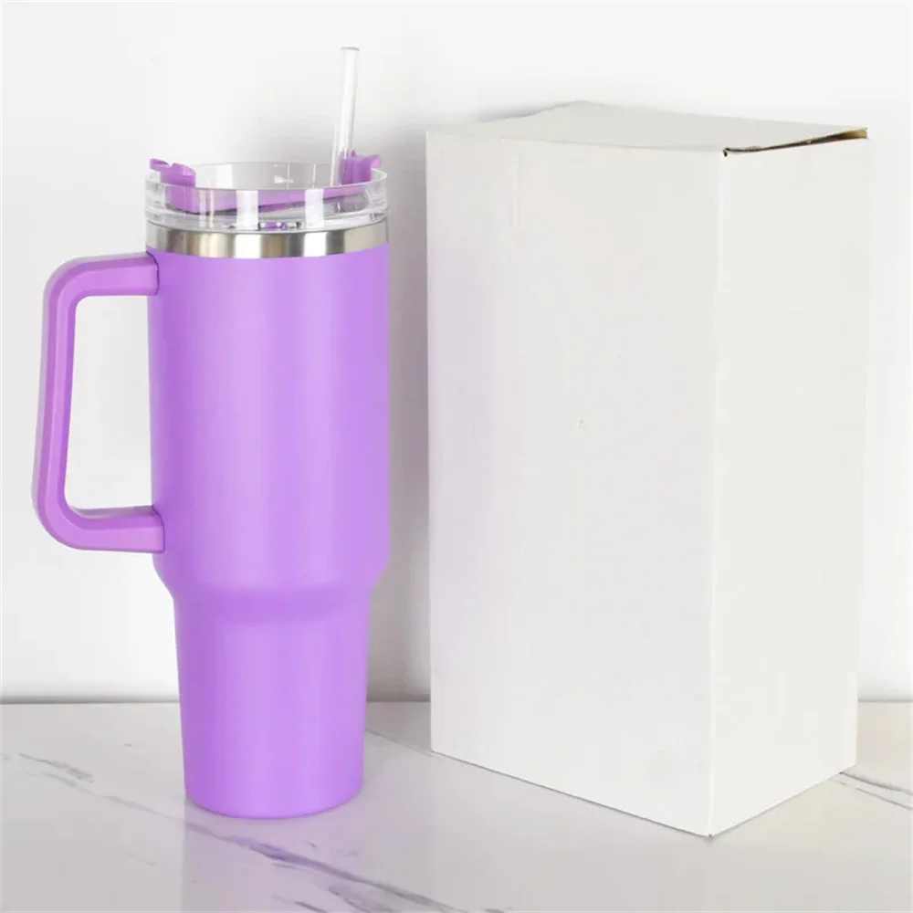 Imagem -04 - Copo de Café Térmico de Travel Car Auto Canecas Copo Térmico com Alça Drinkware Novo 1200ml 40 oz Aço Inoxidável