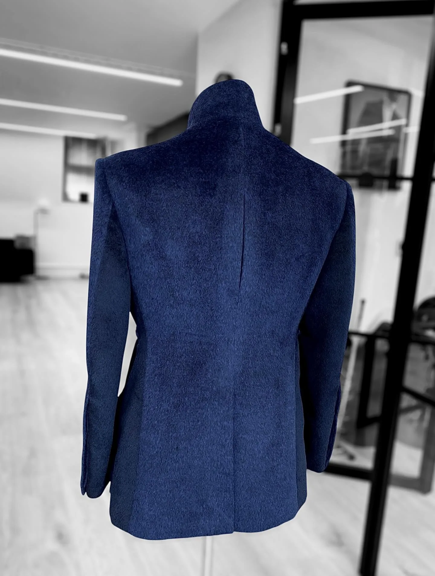 부드러운 울 남성 웨딩 턱시도 정장 신랑 의상 싱글 브레스티드 스탠드 칼라 빈티지 비즈니스 맞춤 재킷 원피스