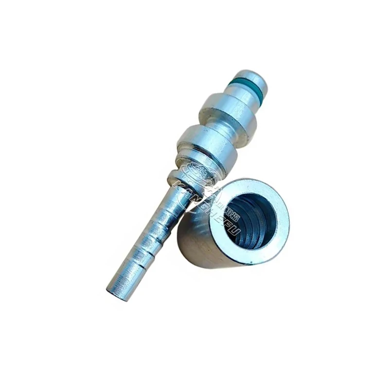 

Linde R Forklift Parts DN6 Double Hose Forklift Fitting Hose Line Connector 0029512005