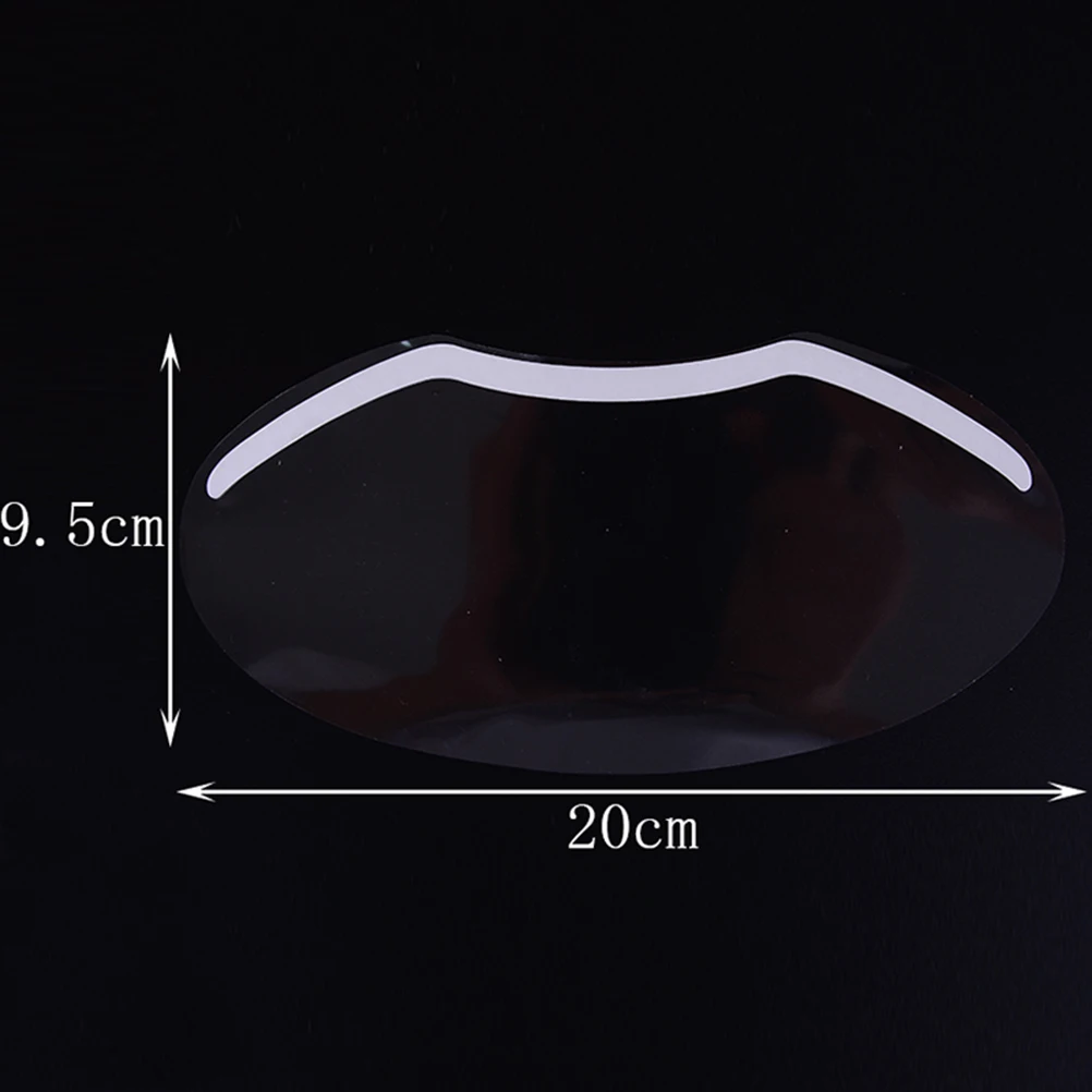 100 قطعة من ملصقات بانج، قناع وجه شفاف لصالونات التجميل، أداة حماية للشعر، رذاذ لا معجون لاصق بدون رائحة #5