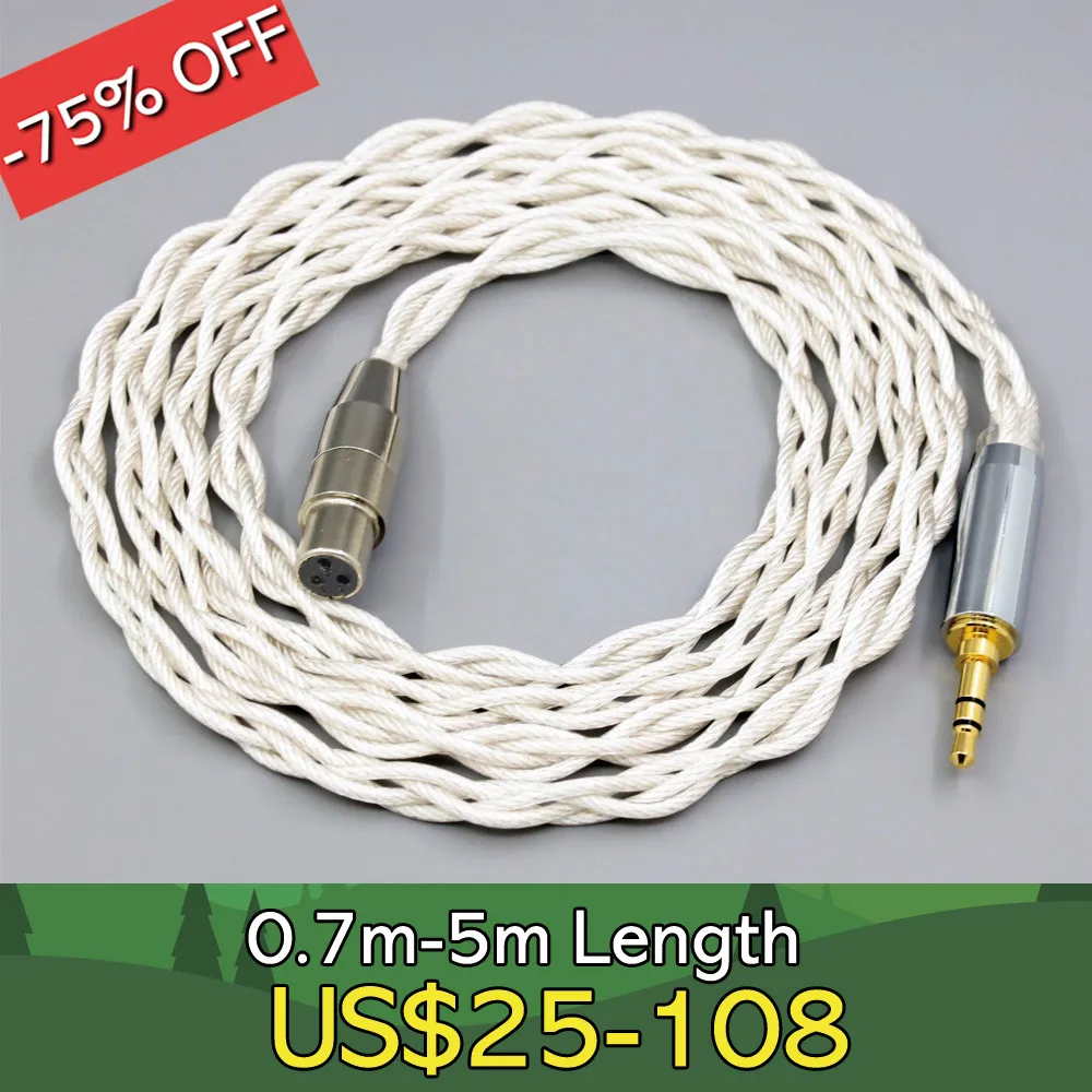 

Graphene 7N OCC Silver Plated Type2 Earphone Cable For AKG Q701 K702 K271 K272 K240 K141 K712 K181 K267 LN008152