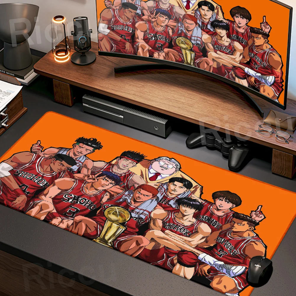 

Slam Dunk Mousepad Gamer Non-slip Large Mouse Pad Gaming Laptop Deskmat Pc Accessories Mausepad Mats Keyboard Cabinet Mause Mat