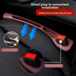 Car Seat Box Filler Plug Waterproof Filler Strip Car Seat Gap With Slot Leak-Proof Plug Strip Car Interior Accessories Universal