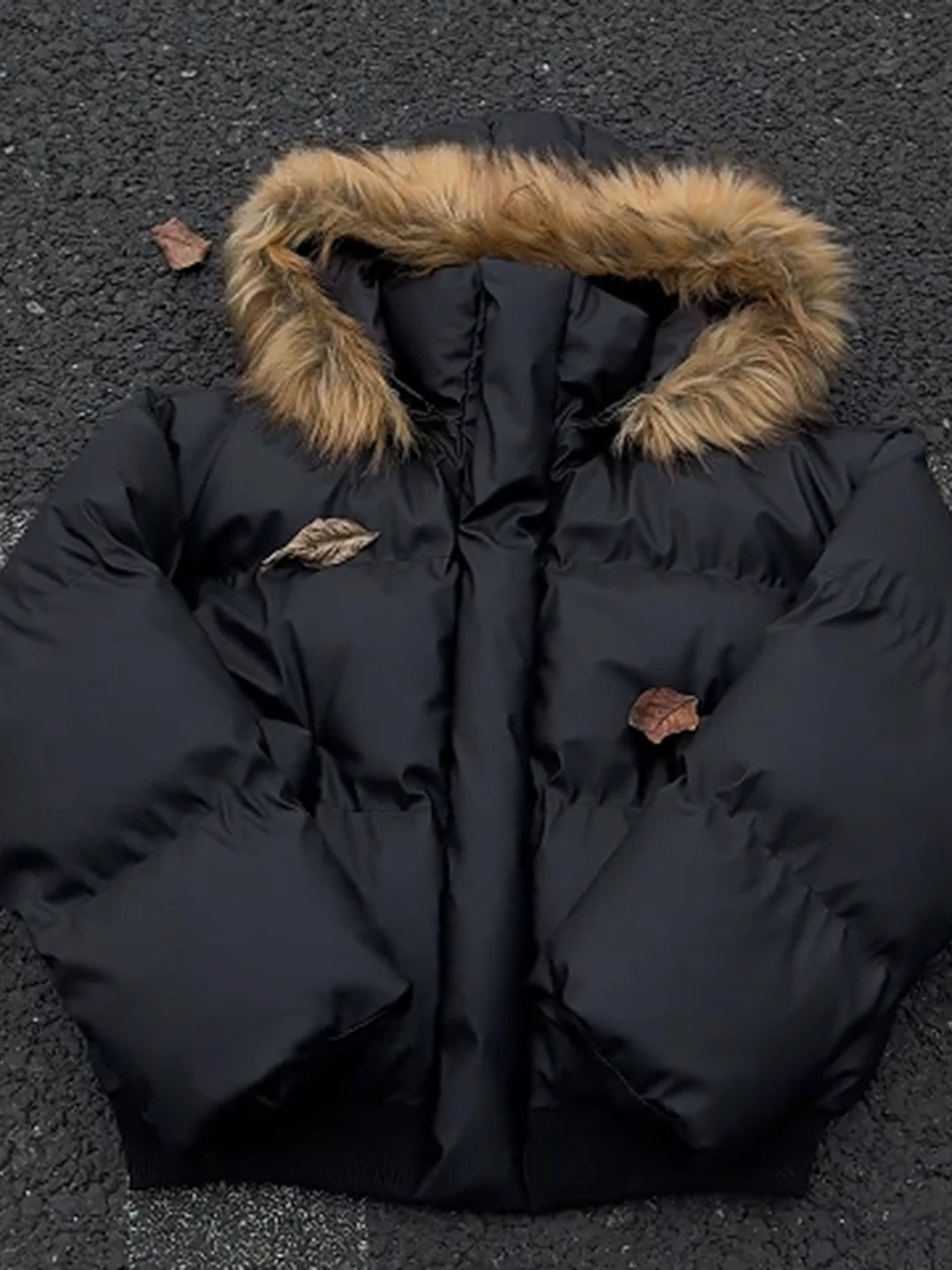 

Мужская зимняя куртка Bla с отстегивающимся меховым воротником и капюшоном, на флисовой подкладке, теплая верхняя одежда премиум-класса, американское толстое пальто