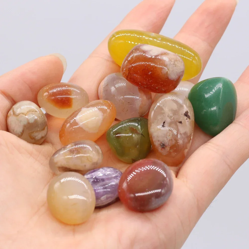 Natural Non-porous Stone Colorful Rainstone Pebbles, Fishbowl Potting Beads, Colorful Gemstone Decorations, Wholesale, 200g