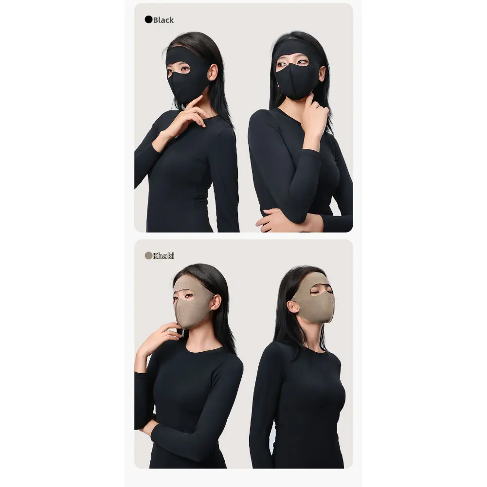 

For Outdoor Enthusiasts Winter Windproof Cycling Windshield 93% Polyester+7% Nylon Seamless Design Breathable Fabric