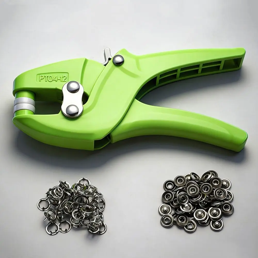 Multifunktionale Befestigungszange für Knopfverschlüsse bei Bastelprojekten und Handtaschen-Lederreparaturen Metallknopf-Zange
