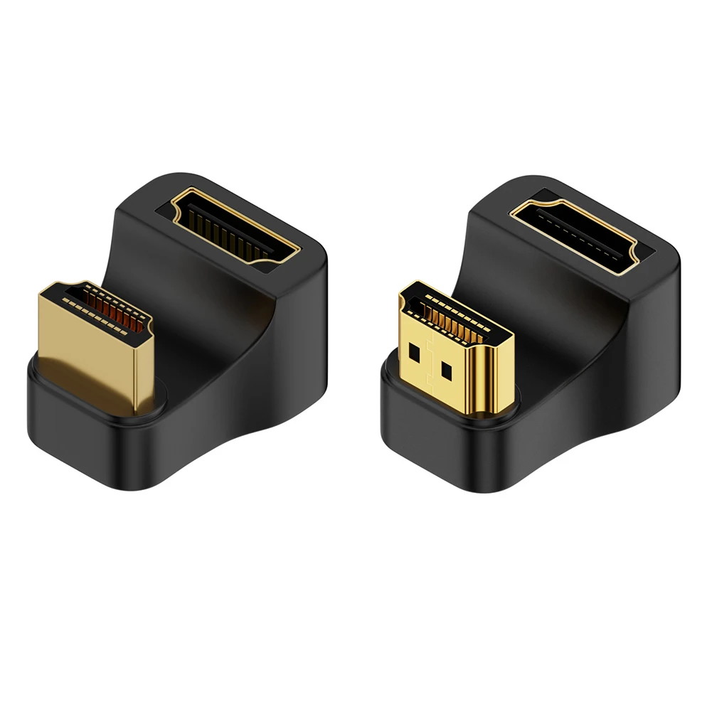 HDMI-compatible Converter Male To Female Port 8K 60Hz 4K 120Hz 48Gbps Portable Convertor With Indicator Light for Computers TV