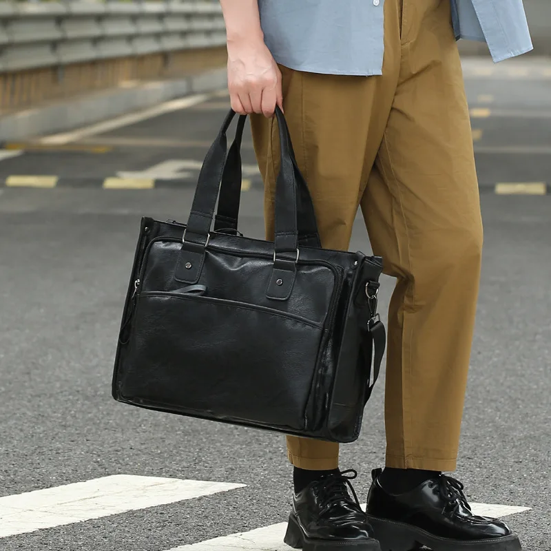 กระเป๋าถือความจุขนาดใหญ่สำหรับผู้ชาย, กระเป๋าเดินทางสำหรับเดินทางระยะสั้นสำหรับคอมพิวเตอร์, กระเป๋าถือสำหรับออกกำลังกาย, กระเป๋าใบใหญ่