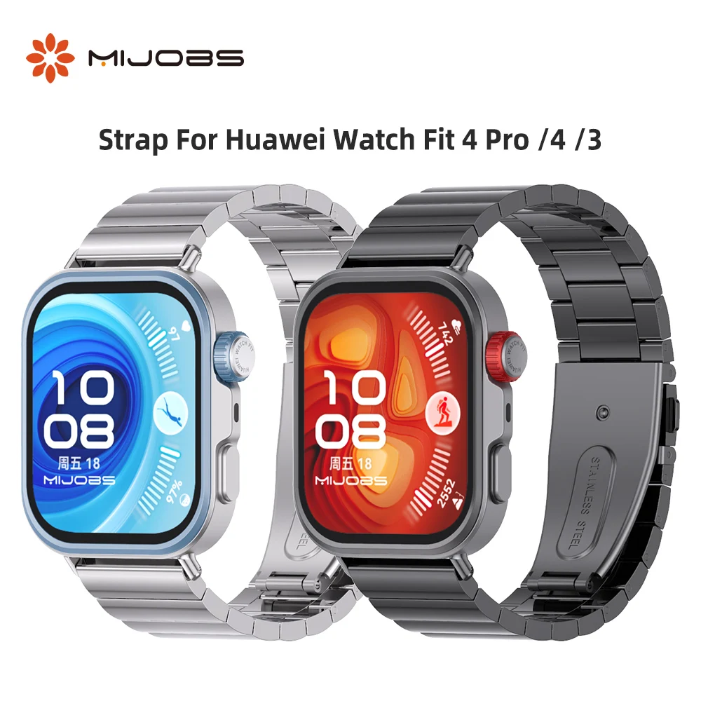 

Ремешок для часов Huawei Fit 4 Pro 4 3, металлический браслет для часов Huawei Fit 4, ремешок для часов Huawei fit 3, замена