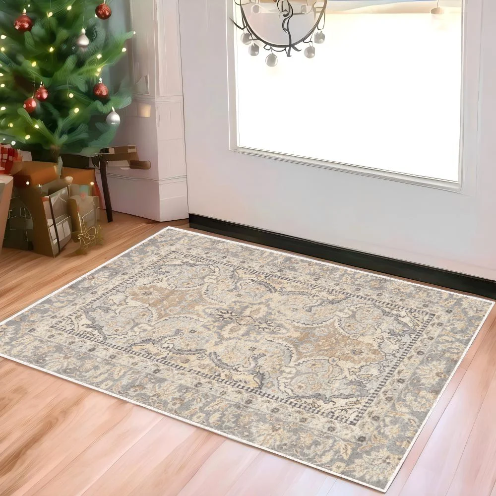 Light luxury minimalist household carpet, Scandinavian style living room floor mat, non-slip, machine washable indoor and outdoo