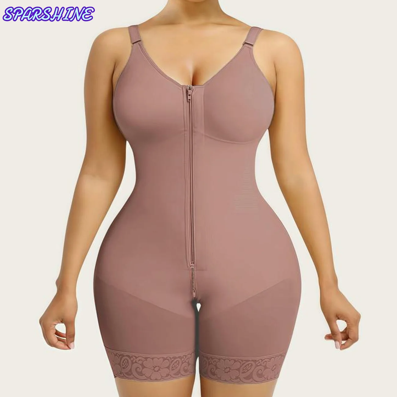 

Front- Breasted Shapewear with Bra Butt Lifter Flat Belly Bodysuit Women's Slimming Fajas Colombianas Female Modeling Corsets