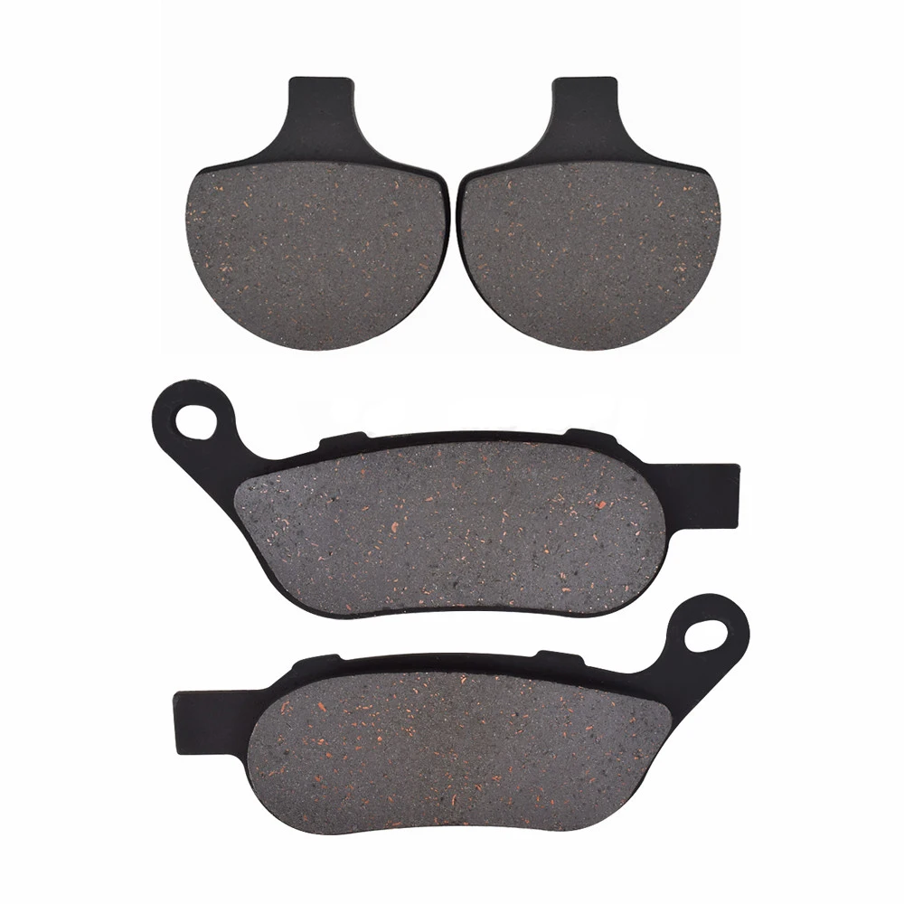 Motorcycle Brake Pads Disks Rear and  Front For HARLEY FLSTSB Softail Cross Bones 2008-2011