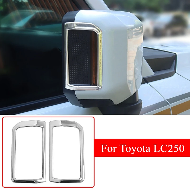 

Для Toyota LC250 2025-2026: Накладки на боковые зеркала с клеевой основой 3M — Стильные и защитные, без необходимости использования инструментов