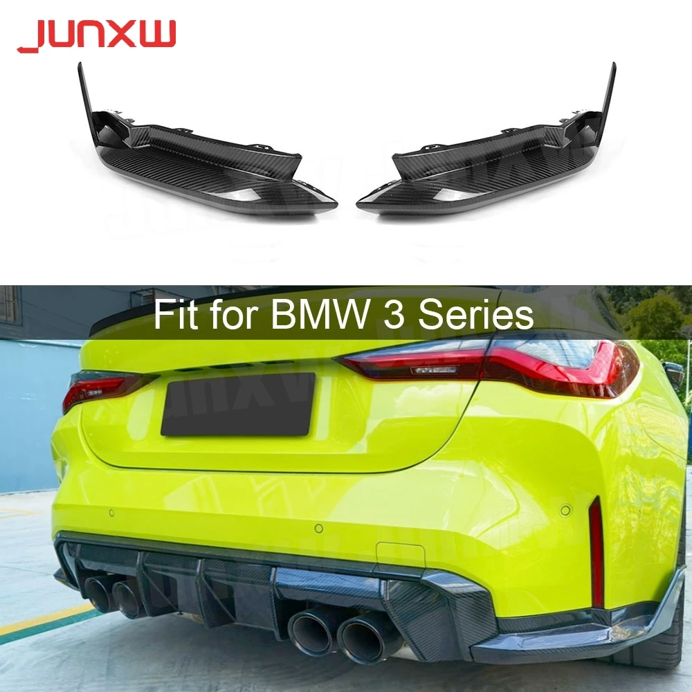 

Dry Carbon Fiber Car Rear Diffuser Spoiler Splitters For BMW 3 Series G80 M3 4 Door 2021+ FRP Rear Bumper Diffuser Splitters