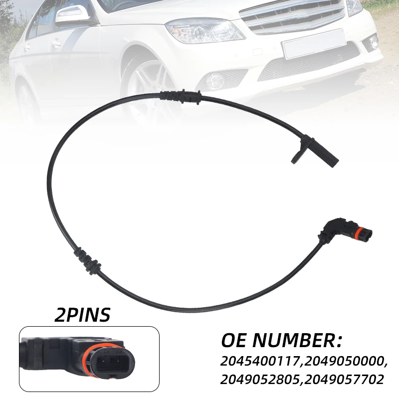 Auto ABS Sensor Vorne Links/Rechts ABS Geschwindigkeit Sensor Für Mercedes Benz C-Klasse W204 S204 2007-2014 A2045400117 2045400117 2049057702