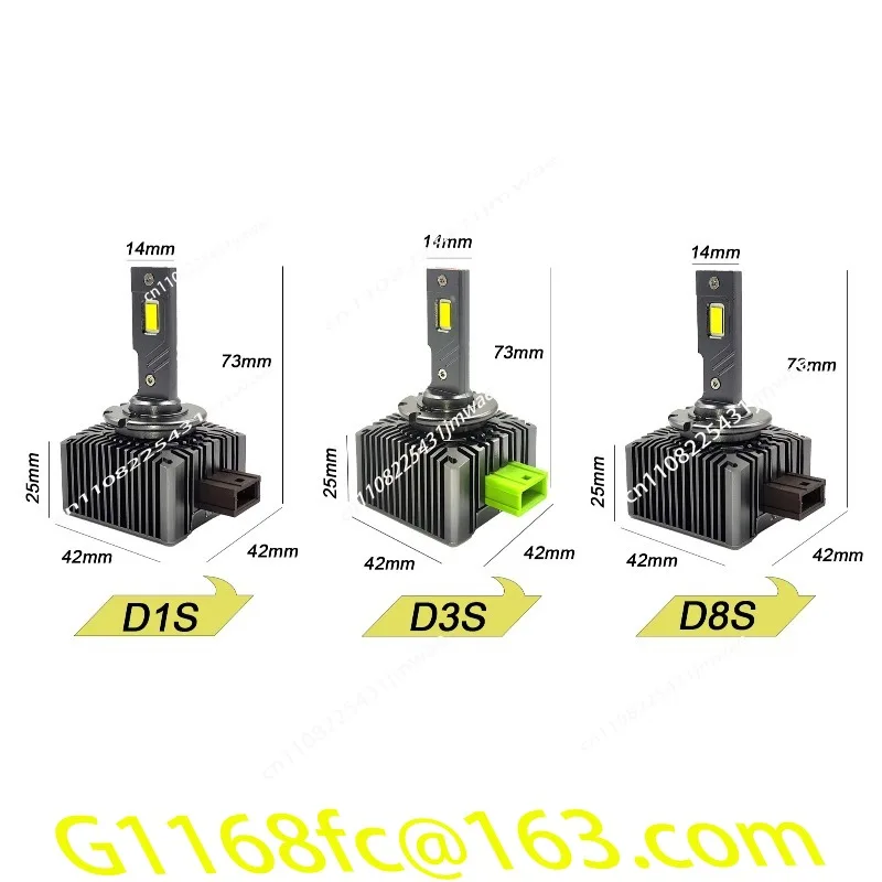 High Quality D1S D2S D3S D4S D5S D8S Automotive LED Headlights with 6000K Color Temperature Suitable for C300 and C200 Models