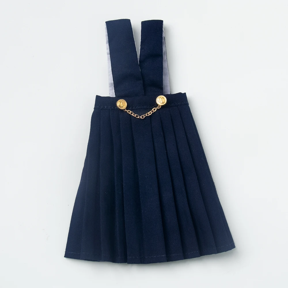 Blyth Kleding Kant Vintage Jurk Shirt Plooirok Uniform Set Meid Rok Pak Ymy Licca Azones Ob22 24 27 Pop Accessoires