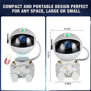 Galaxy and Star Astronaut Projector, Led Night Light, Starry Heaven Lamp, Room Decoration, Decorative Gifts for Children 10 Main Sales Luminaria Astronaut - №9