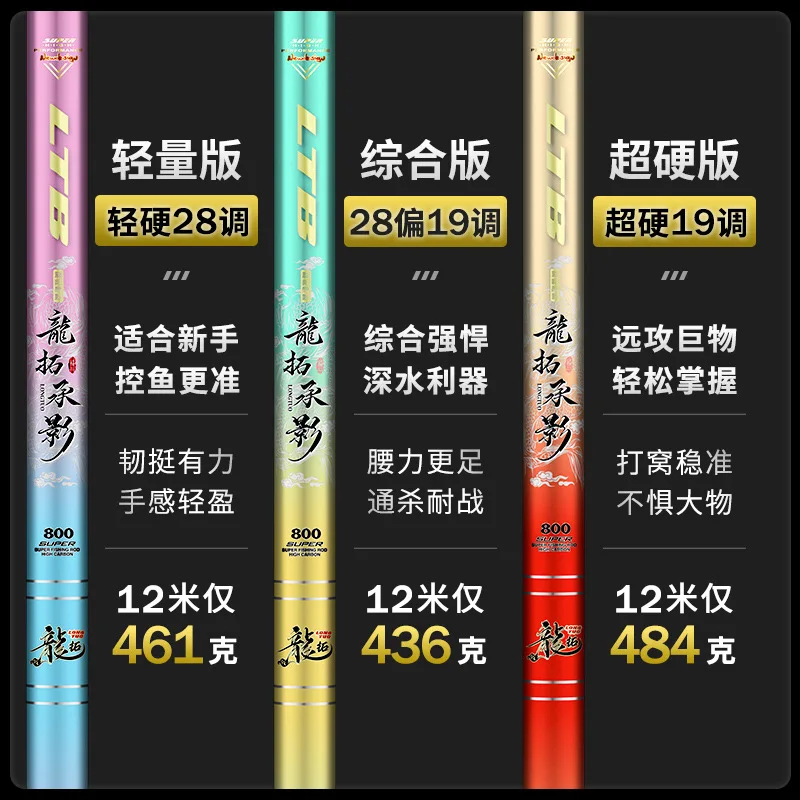 Traditional fishing long rod 19 key 10 cannon rod 11 super hard 12 nest 13 meters fishing rod