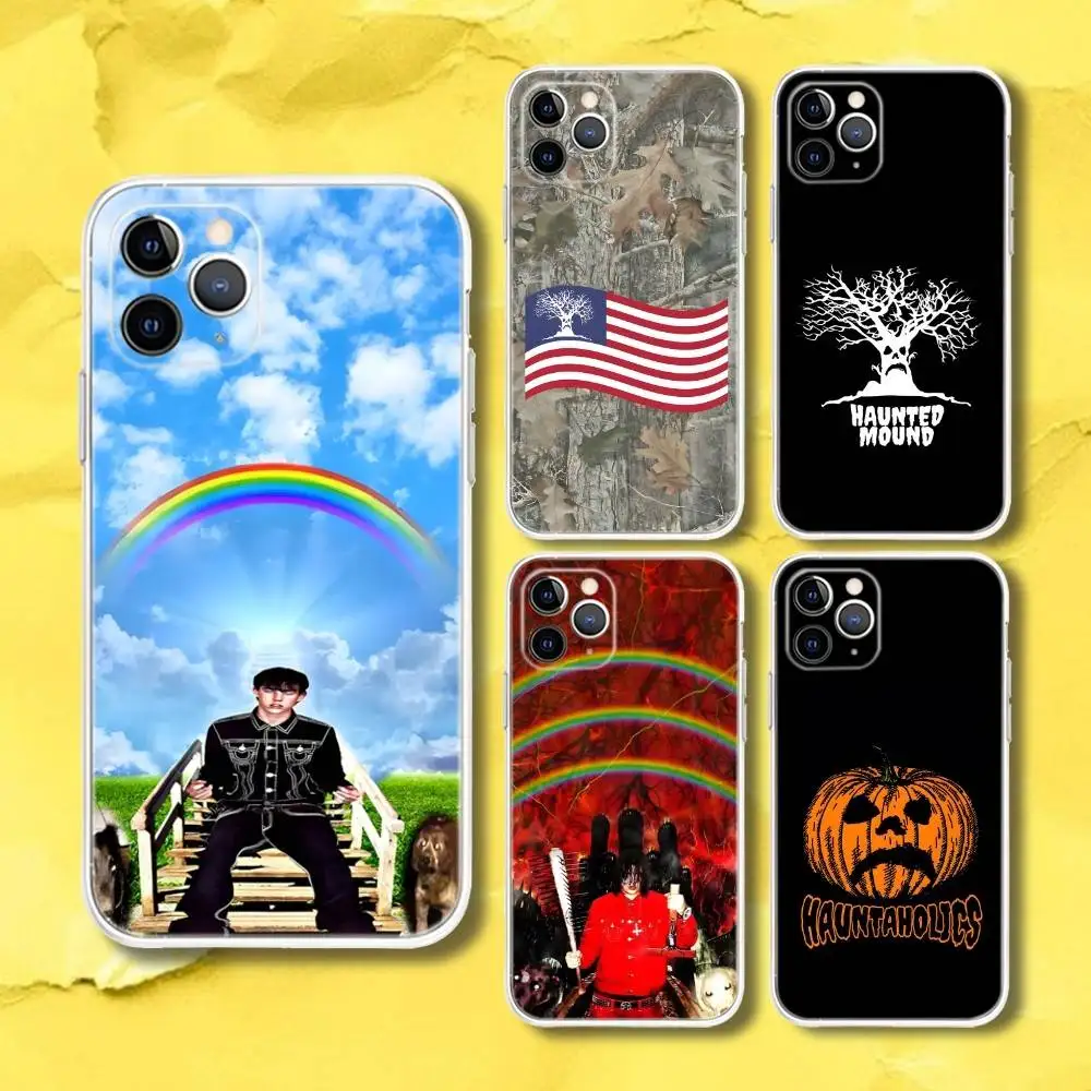 

S-Sematary H-Haunted Mound Transparent Phone Case For iPhone 17,13,15,12,11,14,16 Pro Max Mini 7,8 Plus SE4,17E Air Fundas