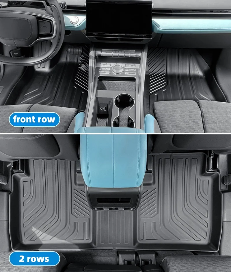 

For Lincoln Nautilus 2024 2025 LHD TPE 3D Floor Mats All Weather Front Rear Cargo Liner Trunk Mat Waterproof Anti-Slip Foot Pads