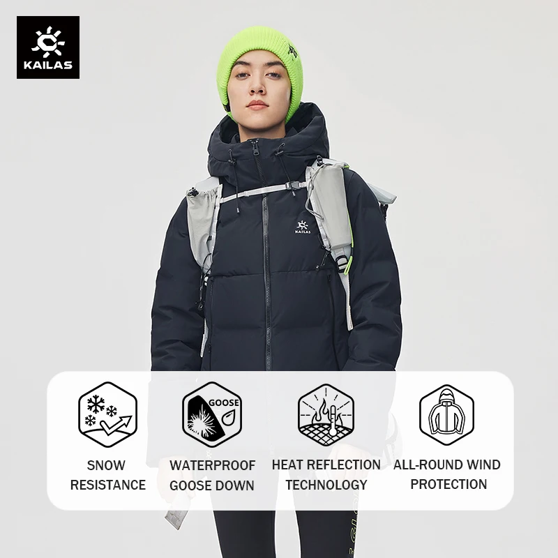 KAILAS husa shodit kabáty zima teplý hardshell zahustíme vodotěsný větruodolná horolezectví outdoorové tramping bundy overcoats KG2243220