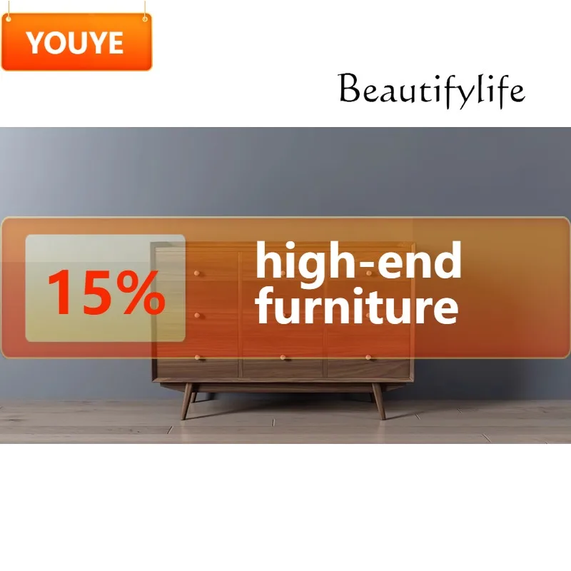 

C40 Современный светлый роскошный многофункциональный шкаф для хранения вещей из черного ореха, шкафчик для ТВ-витрины