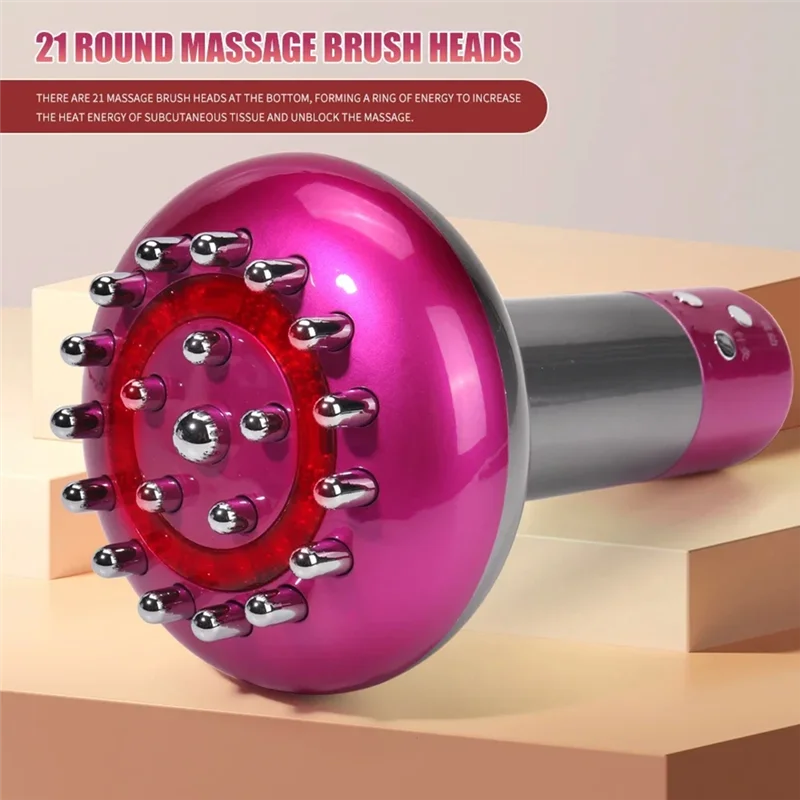 

ABIT Electric Meridian Body Massager Vibrate Guasha Massager Scraping Lymphatic Drainage Machine(White)