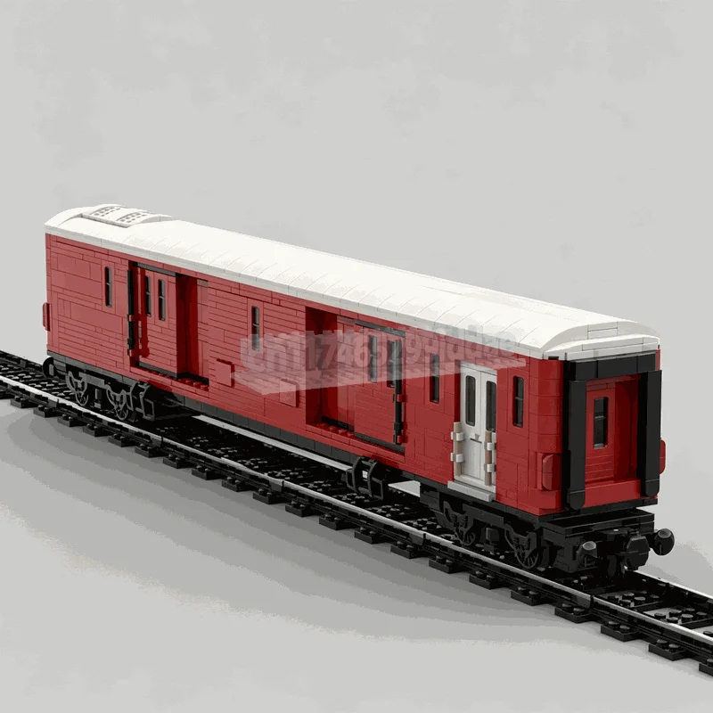 NEW 1592PCS MOC Swiss Train Passenger Railway Wagon Model Custom Puzzle Architecture DIY Assembly Educational Blocks Toy Gifts