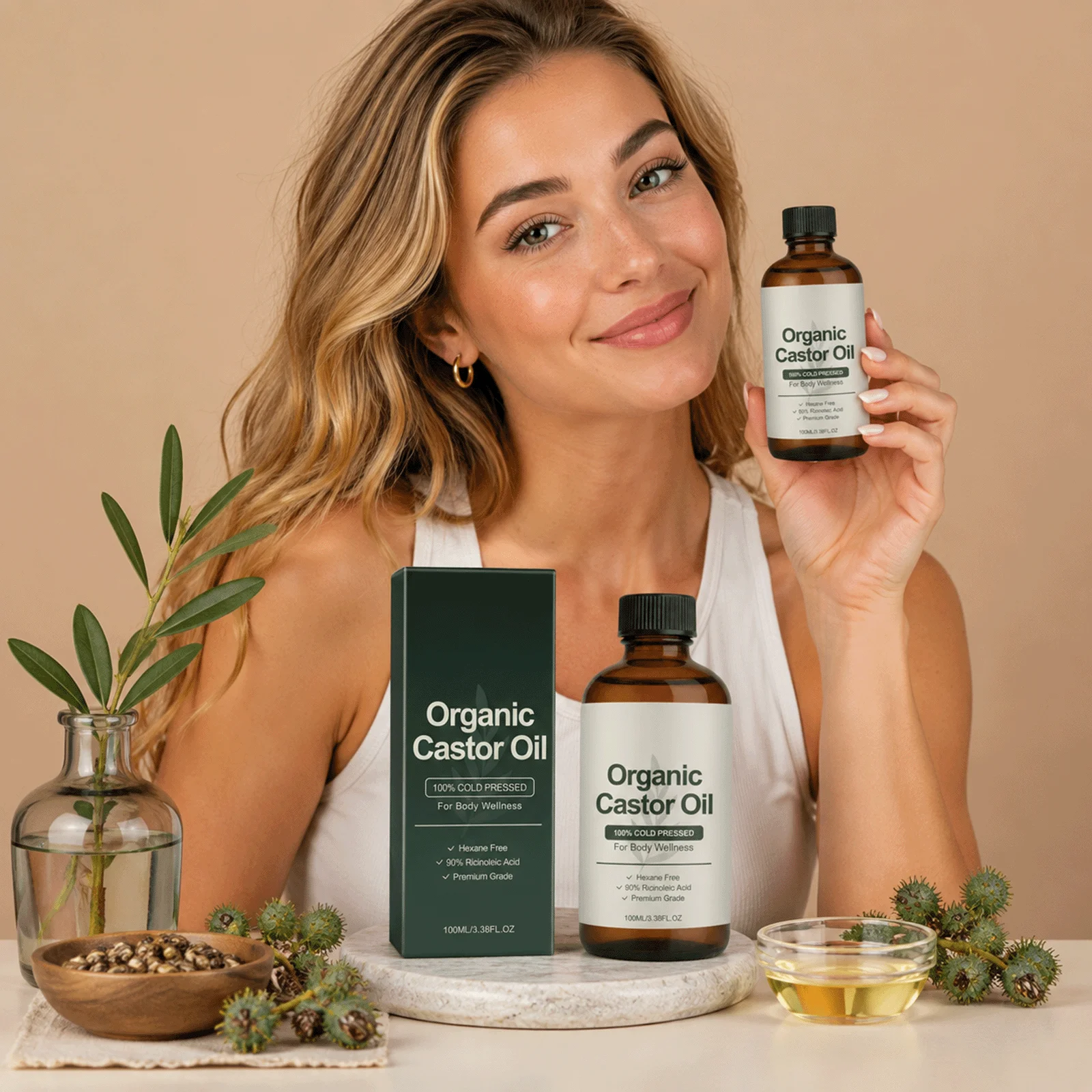 Organic Castor Oil Cold Presse - Castor Oil Cold Press ulasan dan harga