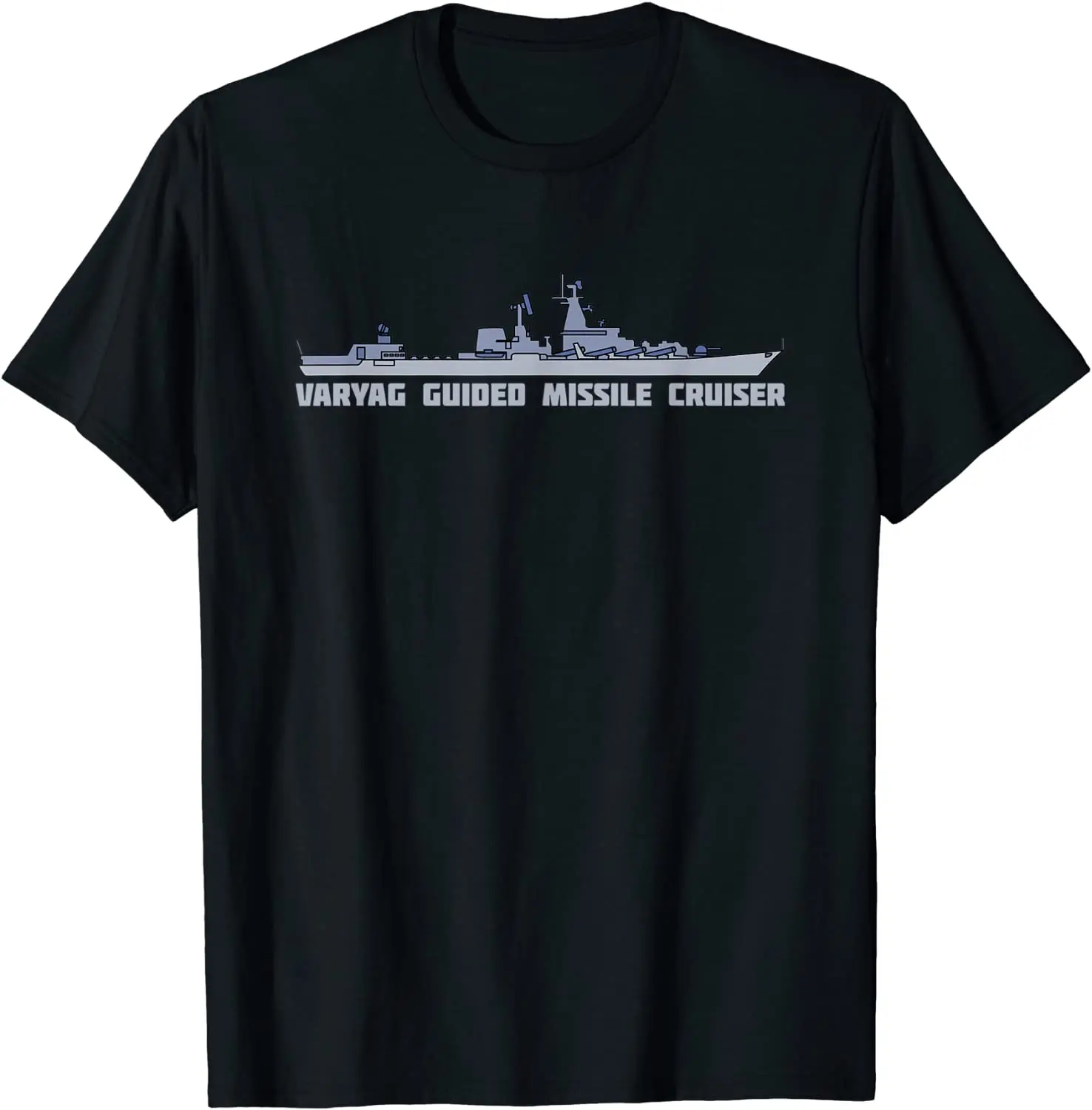 

Varyag Russian Slava-class Guided Missile Cruisers Ship T-Shirt. Premium Cotton Short Sleeve O-Neck Mens T Shirt New S-3XL