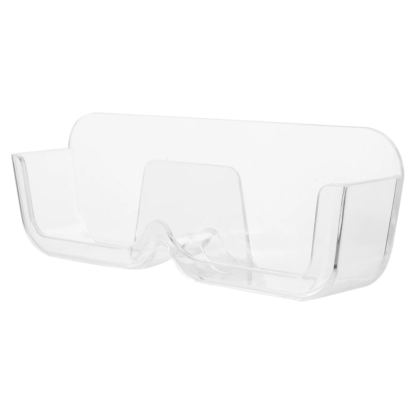 

Cabinet Adhesive Glasses Case Wall Mounted No Drilling Wear Resistant Sunglasses Organizer Durable Space Saving Glasses